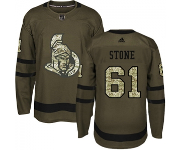 Kid Adidas Senators 61 Mark Stone Green Salute to Service Stitched NHL Jersey