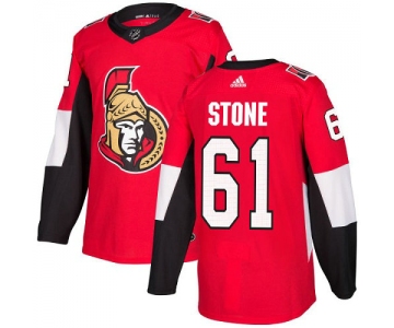 Kid Adidas Senators 61 Mark Stone Red Home Authentic Stitched NHL Jersey