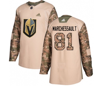 Adidas Golden Knights #81 Jonathan Marchessault Camo Authentic 2017 Veterans Day Stitched NHL Jersey