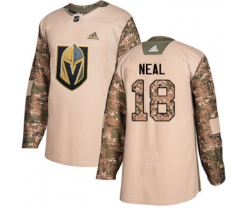 Adidas Golden Knights #18 James Neal Camo Authentic 2017 Veterans Day Stitched NHL Jersey