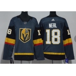 Adidas Golden Knights #18 James Neal Grey Home Authentic Stitched NHL Jersey