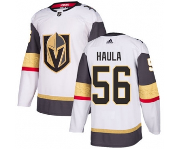 Adidas Golden Knights #56 Erik Haula White Road Authentic Stitched NHL Jersey