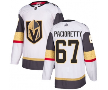 Adidas Vegas Golden Knights #67 Max Pacioretty White Road Authentic Stitched NHL Jersey