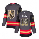 Men's Vegas Golden Knights #18 James Neal Gray Drift Fashion Jersey