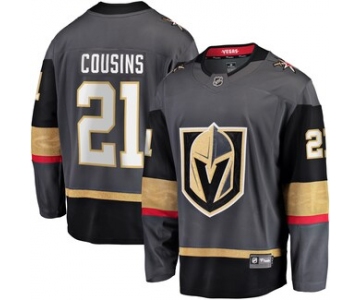 Men's Vegas Golden Knights #21 Nick Cousins Fanatics Branded Gray Breakaway Home Player Jersey