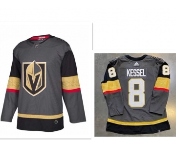 Men's Vegas Golden Knights #8 Phil Kessel Gray Adidas NHL Home Jersey