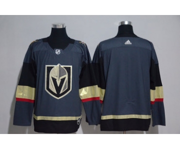 Men's Vegas Golden Knights Blank Gray 2017-2018 adidas Hockey Stitched NHL Jersey