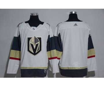 Men's Vegas Golden Knights Blank White 2017-2018 adidas Hockey Stitched NHL Jersey