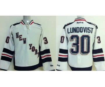 New York Rangers #30 Henrik Lundqvist 2014 Stadium Series White Jersey