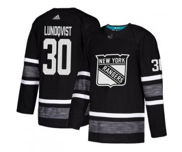 Rangers #30 Henrik Lundqvist Black Authentic 2019 All-Star Stitched Hockey Jersey