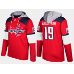 Adidas Washington Capitals 19 Nicklas Backstrom Name And Number Red Hoodie