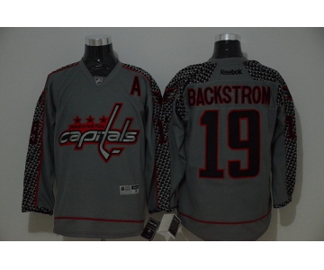 Washington Capitals #19 Nicklas Backstrom Charcoal Gray Jersey