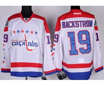 Washington Capitals #19 Nicklas Backstrom White Third Jersey