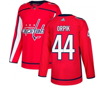 Adidas Capitals #44 Brooks Orpik Red Home Authentic Stitched NHL Jersey