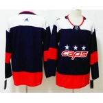 Men's Washington Capitals  Blank Navy Blue 2018 Stadium Series Stitched NHL Hockey Jersey