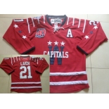 Washington Capitals #21 Brooks Laich 2015 Winter Classic Red 40TH Jersey