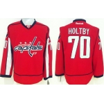 Washington Capitals #70 Braden Holtby Red Jersey
