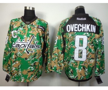 Washington Capitals #8 Alex Ovechkin 2014 Camo Jersey