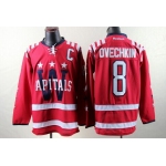 Washington Capitals #8 Alex Ovechkin 2015 Winter Classic Red Jersey