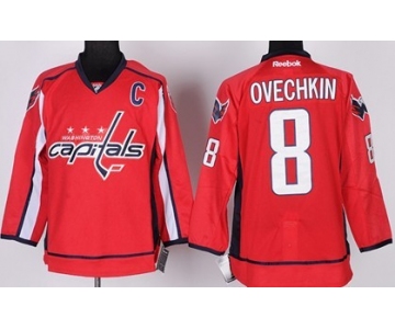 Washington Capitals #8 Alex Ovechkin Red Jersey