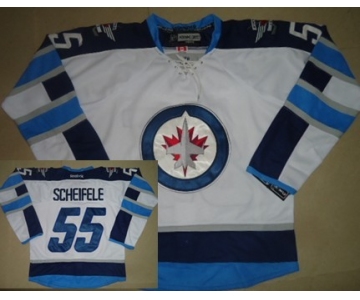 Winnipeg Jets #55 Mark Scheifele White Jersey