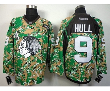 Chicago Blackhawks #9 Bobby Hull 2014 Camo Jersey