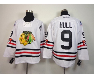 Chicago Blackhawks #9 Bobby Hull 2015 Winter Classic White Jersey