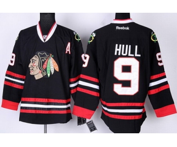 Chicago Blackhawks #9 Bobby Hull Black Jersey