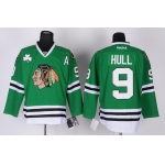 Chicago Blackhawks #9 Bobby Hull Green Jersey