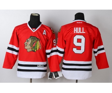 Chicago Blackhawks #9 Bobby Hull Red Kids Jersey