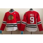 Women's Chicago Blackhawks #9 Bobby Hull Red Jersey