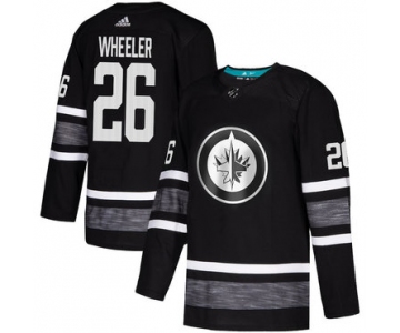 Jets #26 Blake Wheeler Black Authentic 2019 All-Star Stitched Hockey Jersey