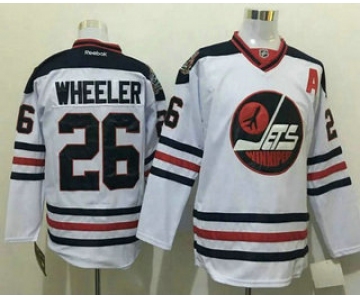 Men's Winnipeg Jets #26 Blake Wheeler White 2017 Winter Classic Stitched NHL Reebok Hockey Jersey