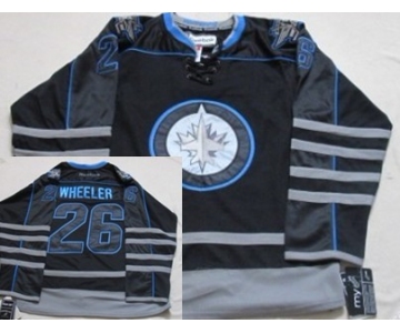 Winnipeg Jets #26 Blake Wheeler Black Ice Jersey