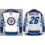 Winnipeg Jets #26 Blake Wheeler White Jersey