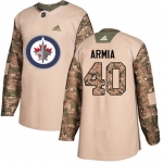 Adidas Jets #40 Joel Armia Camo Authentic 2017 Veterans Day Stitched NHL Jersey