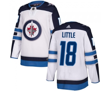 Adidas NHL Winnipeg Jets #18 Bryan Away White Authentic Jersey