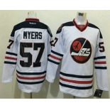 Men's Winnipeg Jets #57 Tyler Myers White 2017 Winter Classic Stitched NHL Reebok Hockey Jersey