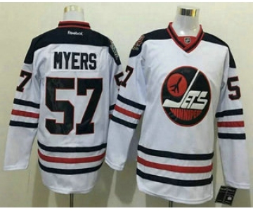 Men's Winnipeg Jets #57 Tyler Myers White 2017 Winter Classic Stitched NHL Reebok Hockey Jersey