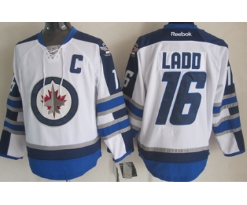 Winnipeg Jets #16 Andrew Ladd White Jersey