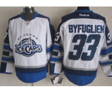 Winnipeg Jets #33 Dustin Byfuglien 2012 White Ice Caps Jersey