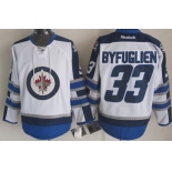 Winnipeg Jets #33 Dustin Byfuglien White Jersey