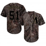 Arizona Diamondbacks #51 Randy Johnson Camo Realtree Collection Cool Base Stitched MLB Jersey