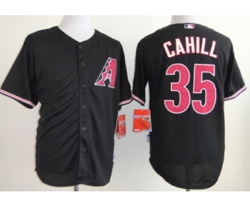 Arizona Diamondbacks #35 Trevor Cahill Black Jersey