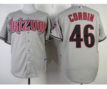 Arizona Diamondbacks #46 Patrick Corbin Gray Jersey