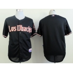 Arizona Diamondbacks Blank 2015 Black Jersey