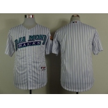 Arizona Diamondbacks Blank 2015 White Pinstripe Jersey