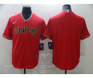 Men Arizona Diamondback Blank Red Game Nike MLB Jerseys