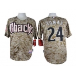 Men's Arizona Diamondbacks #24 Yasmany Tomas 2014 Camo Jersey