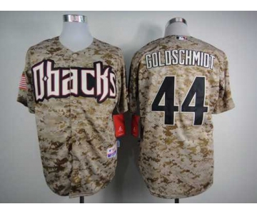 Men's Arizona Diamondbacks #44 Paul Goldschmidt 2014 Camo Jersey